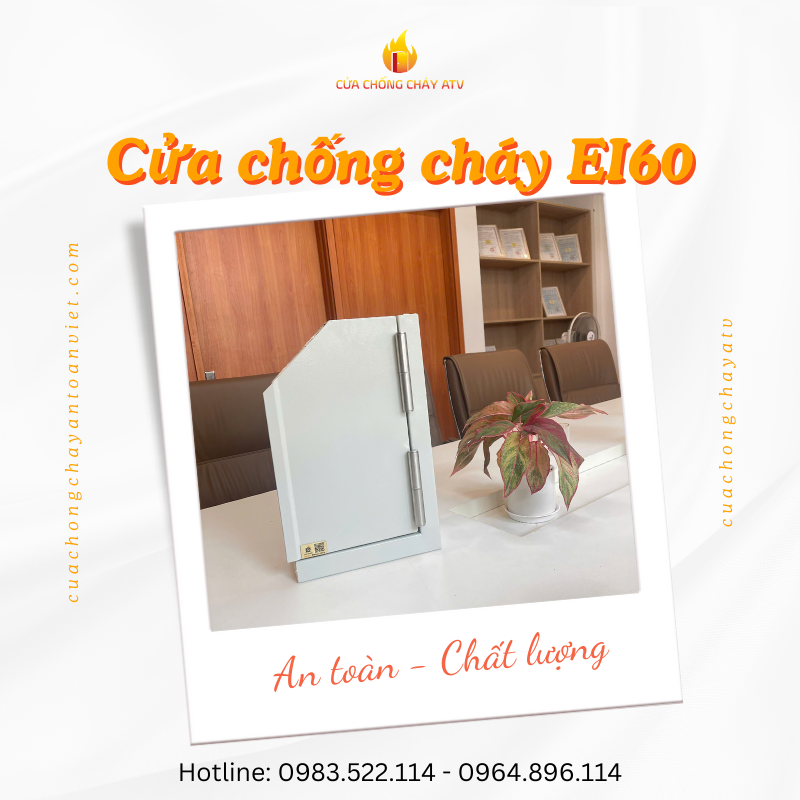 Cửa chống cháy EI60 an toàn, chất lượng